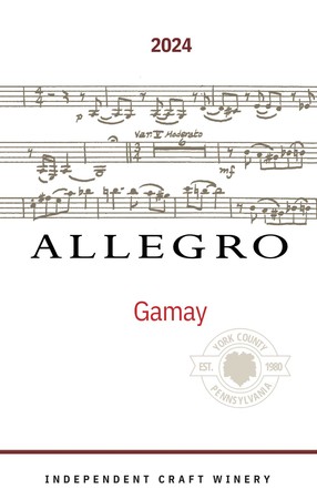 2024 Allegro Winery Gamay Noir