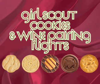 Wine & Girl Scout Cookies Flight