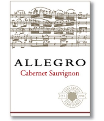 2020 Allegro Winery Cabernet Sauvignon