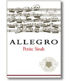 2020 Allegro Winery Petite Sirah